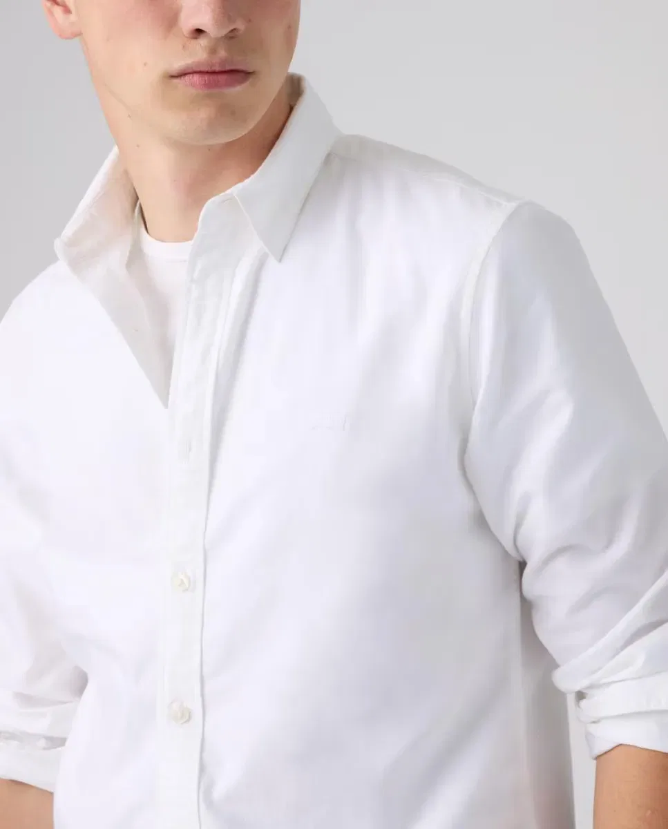Мужская рубашка с длинным рукавом Slim Fit Levi's, Белый — фото 4