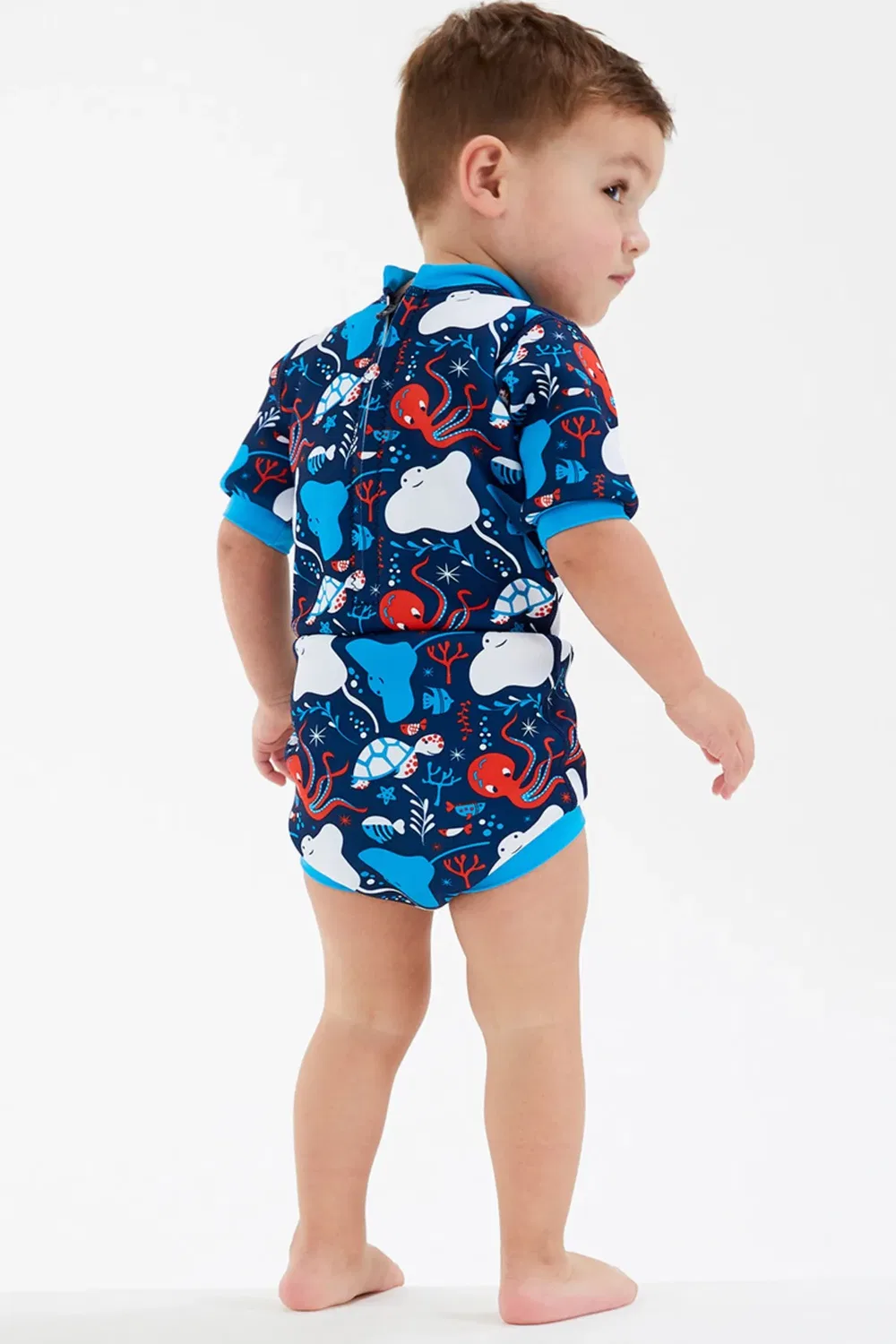 Детский гидрокостюм-подгузник Happy Nappy Splash About, Navy — фото 4