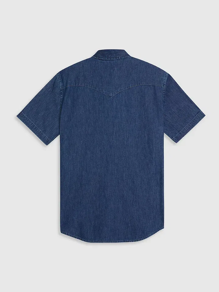 Мужская джинсовая рубашка Regular fit Levi's, Dark Blue — фото 4