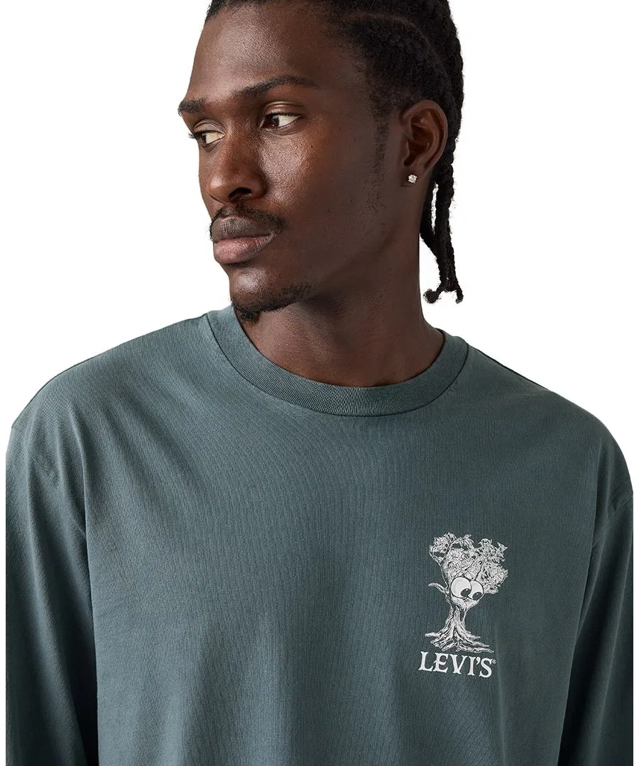 Футболка с длинным рукавом с графическим принтом Levi's, Dark Slate — фото 3