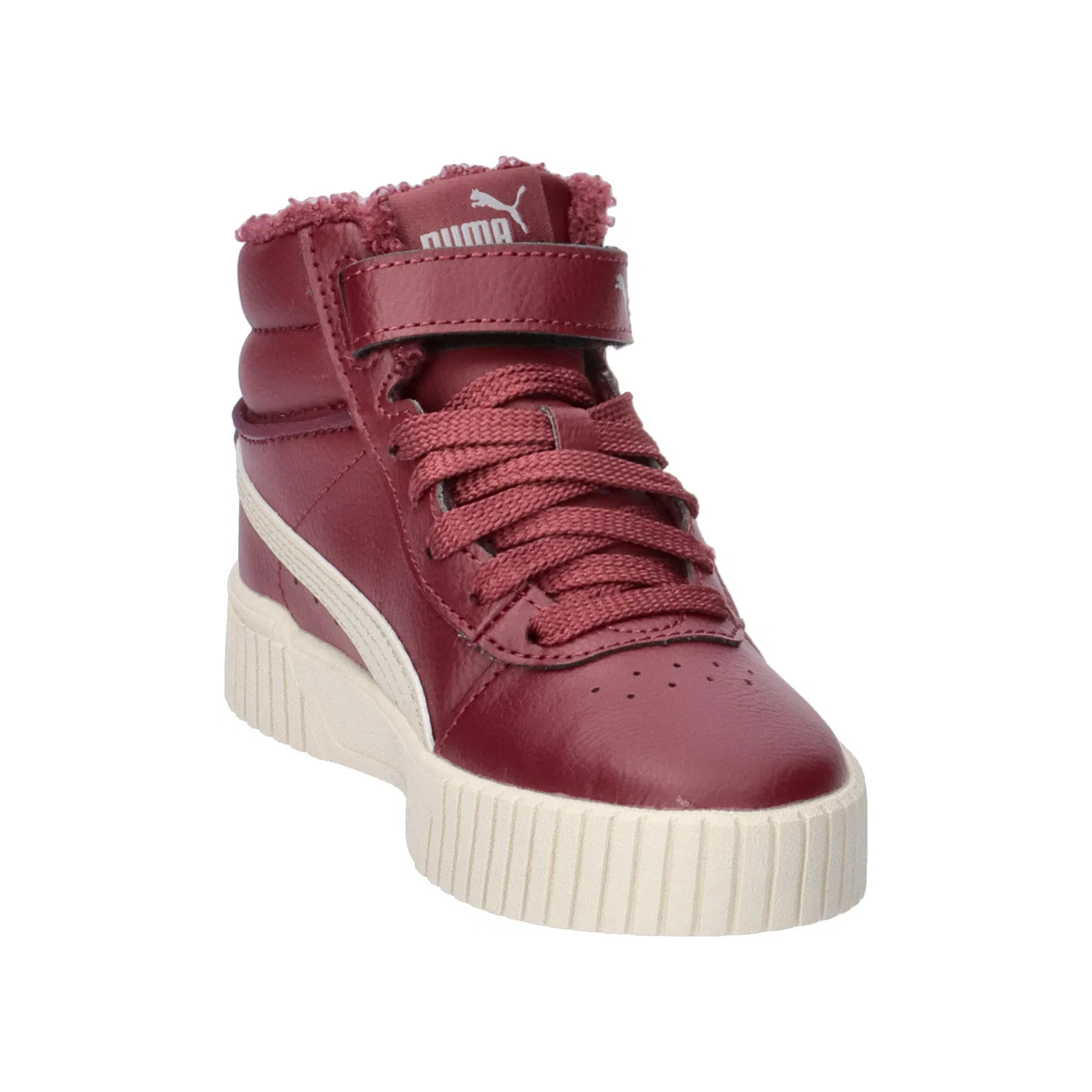 Детские кроссовки с полувысоким верхом Carina 2.0 Mid WTR PS Puma, Rot — фото 2