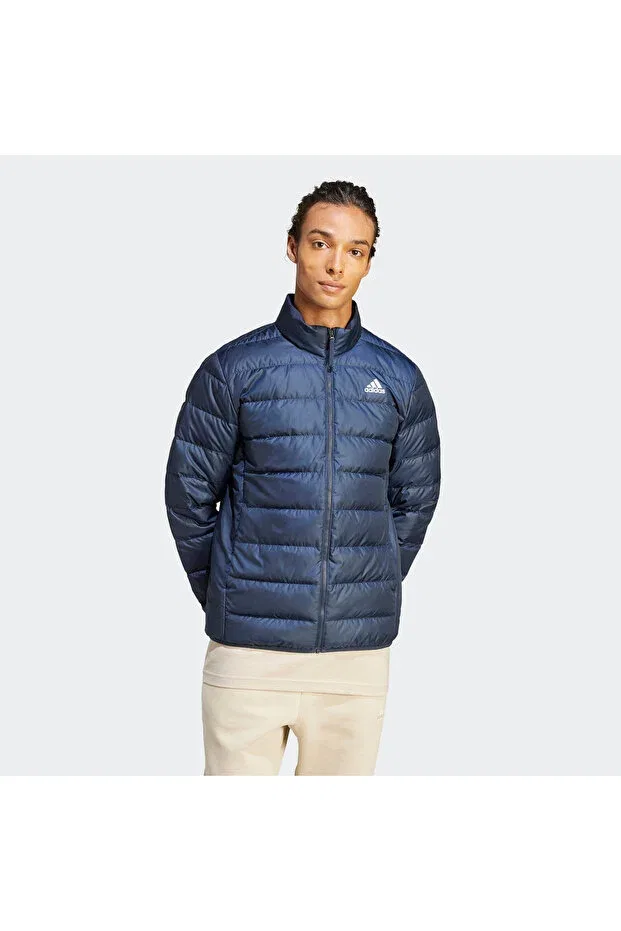 Мужское зимнее пальто с водоотталкивающей пропиткой Essentials light down coat Adidas, Navy Blue