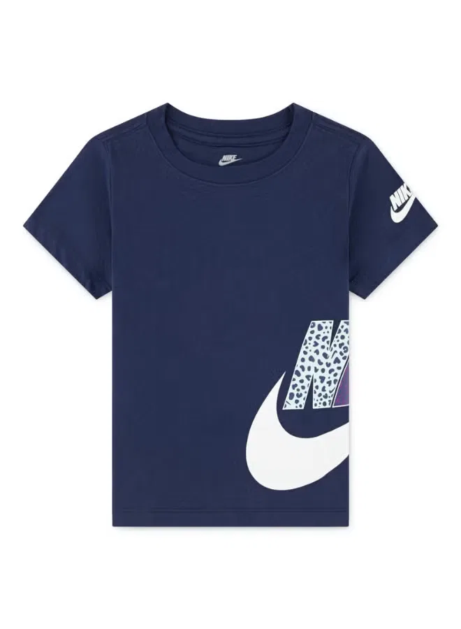 Футболка с принтом Wild warmth Nike, темно-синий — фото 3