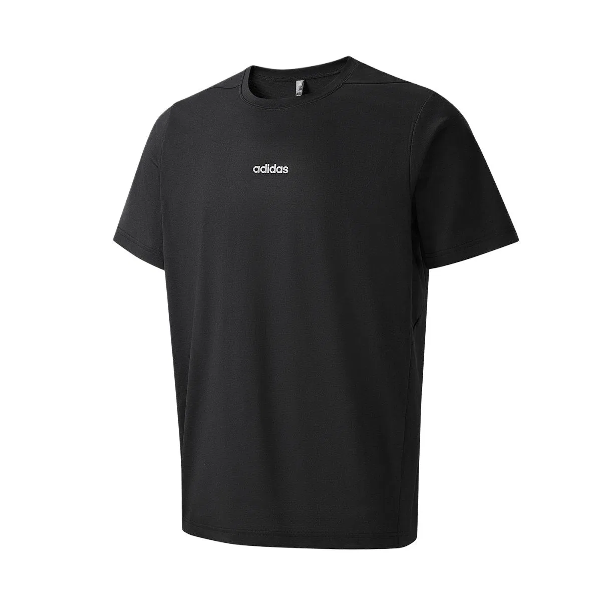 Мужская быстросохнущая футболка с круглым вырезом Adidas, Black