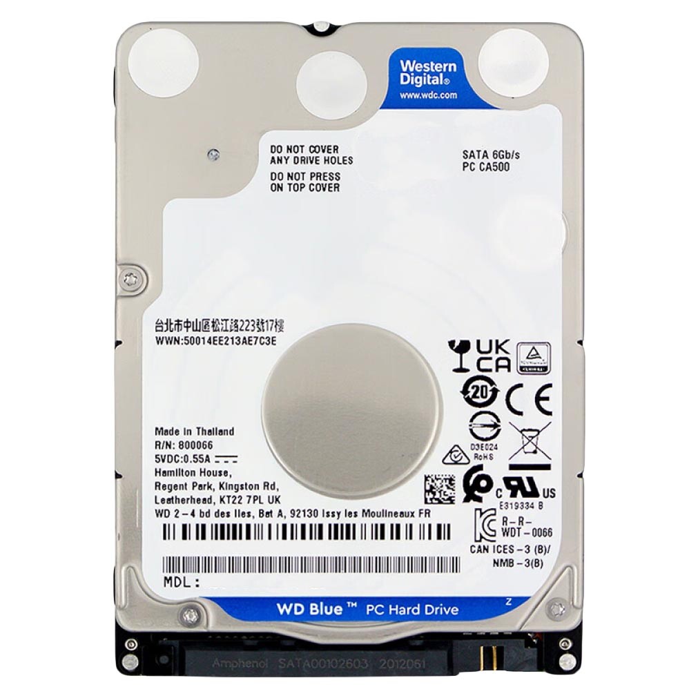 

Внутренний жесткий диск Western Digital WD Blue PC Mobile, WD5000LPZX, 500Гб