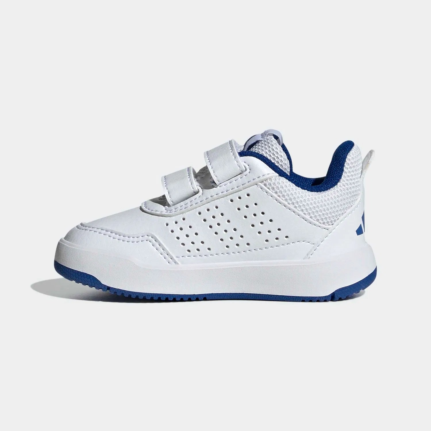 Детские кроссовки с клеверной застежкой Tensaur Sport 3.0 Adidas, Cloud White/Collegiate Royal — фото 3