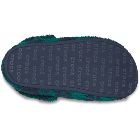 Сабо Crocs Classic Buffalo Check Cozzzy Slipper, темно-зеленый — фото 4