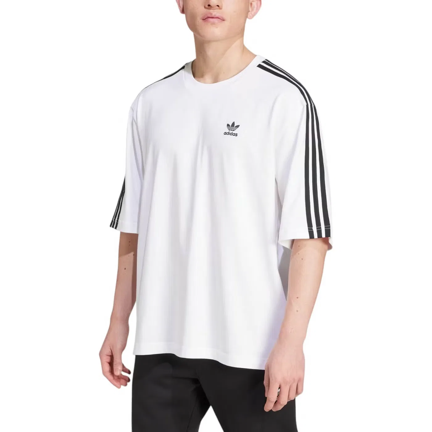 Футболка оверсайз Adicolor Adidas, белый — фото 2