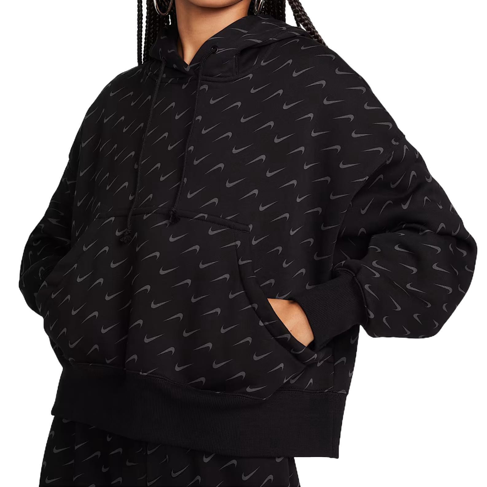 Nike SS25 Спортивная одежда Phoeni Свитшот Женский Black 010 — фото 3
