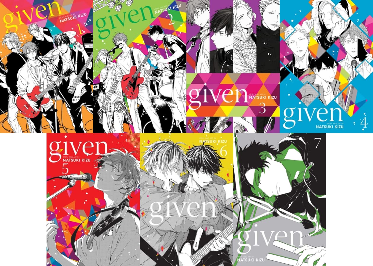 

Given Manga Set, Volumes 1-7 (Generic)