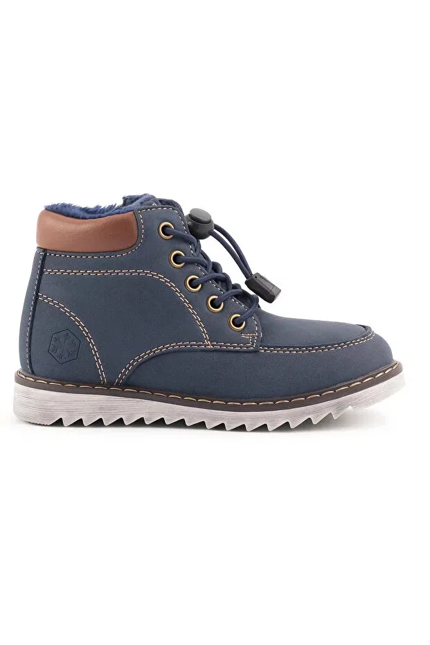 Детские ботинки для девочек с мехом Lumberjack, Navy Blue