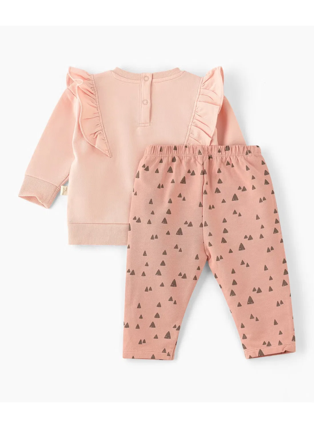 Elegant Kids Комплект для новорожденных из хлопка с топом и низом, мультиколор — фото 2