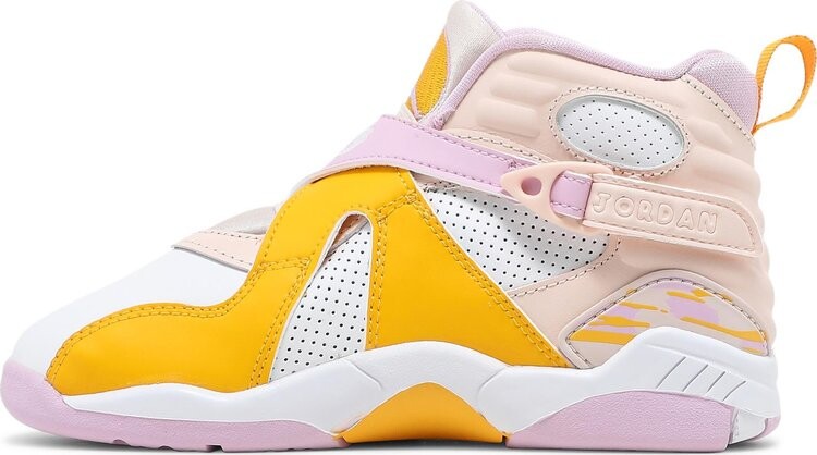 Кроссовки Air Jordan 8 Retro PS Light Arctic Pink, розовый — фото 3