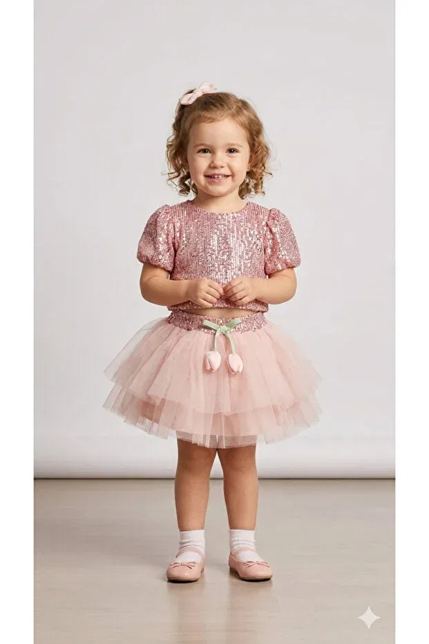 Детский комплект для девочек хлопковый Cocosiss, Plum