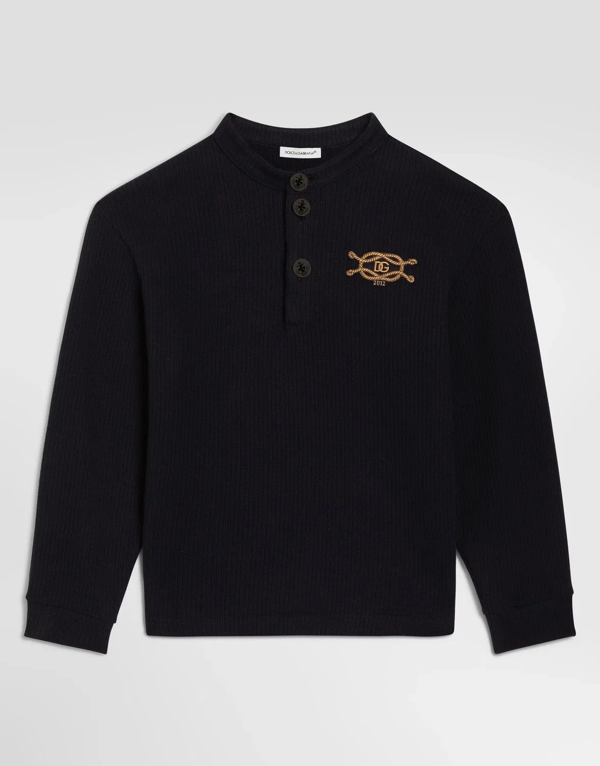 Джемпер в рубчик Dolce&Gabbana, синий
