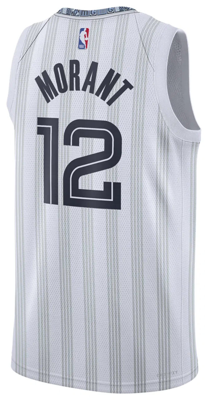 Мужская баскетбольная джерси Grizzlies City Edition Nike, цвет White/Multi — фото 2