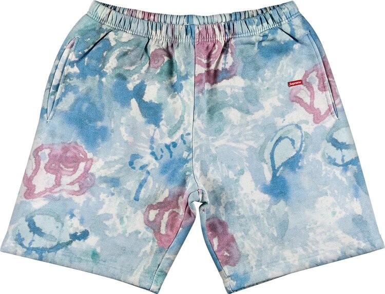 

Спортивные шорты Supreme Small Box Sweatshort 'Watercolor Floral', разноцветный