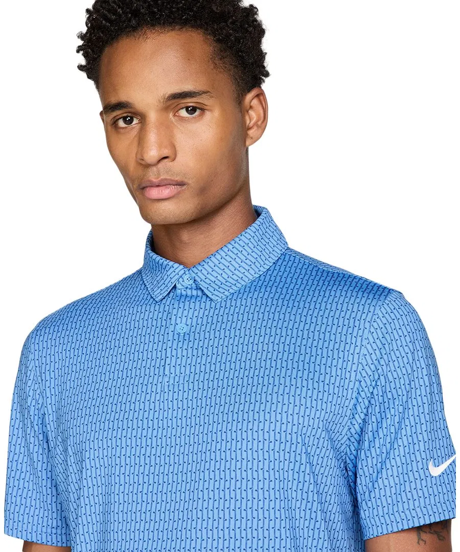 Гольф-рубашка поло Nike Velocity Dri-FIT, University Blue/White — фото 2