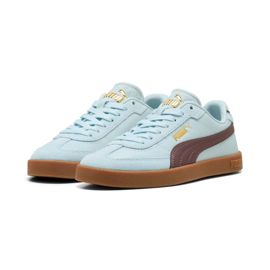 Кроссовки PUMA 'Club II Era' светло-голубого цвета — фото 4