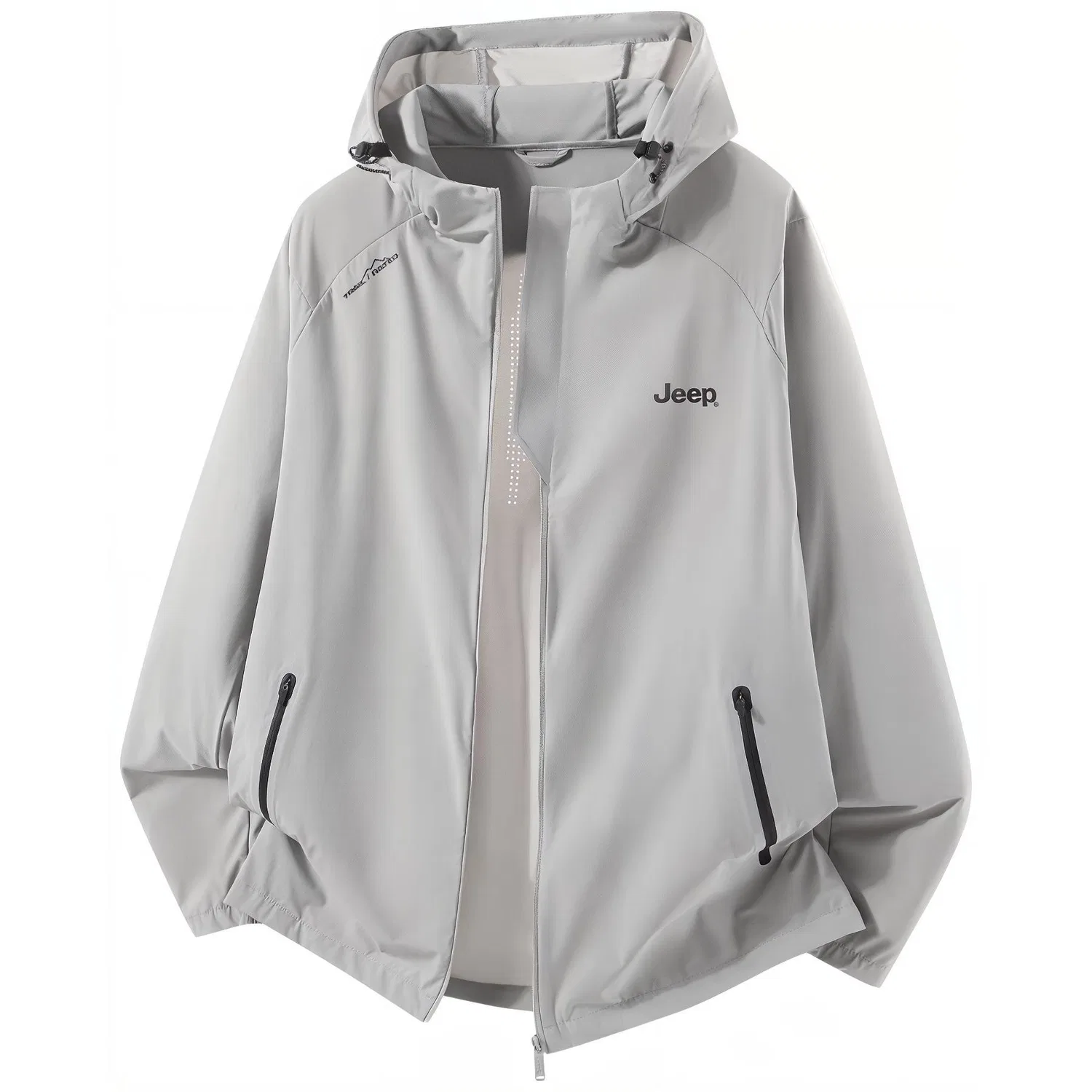 Детская куртка для защиты от солнца легкая с длинным рукавом Ice Peak Sun Protection Collection Jeep, Light Gray