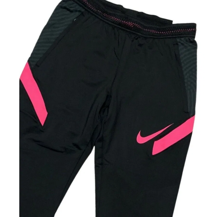 Штаны спортивные Nike Dri-FIT Strike Football Black Pink, Розовый — фото 2