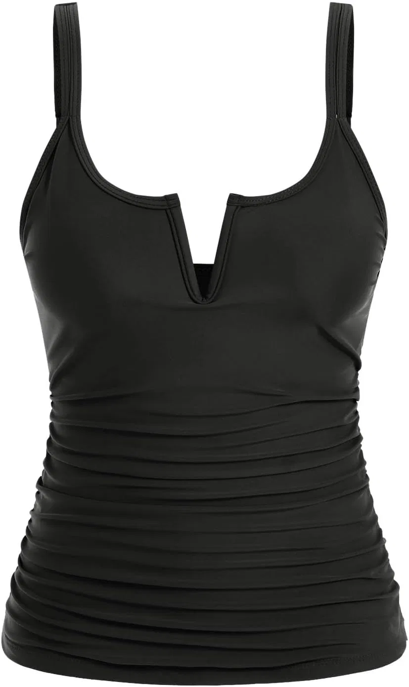 Женский топ для плавания с утягивающим эффектом Generic, Black — фото 4