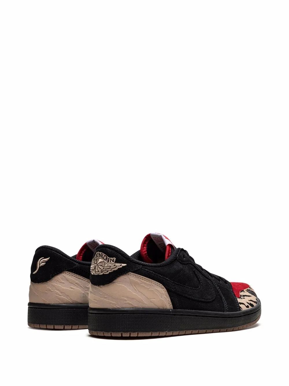 Кроссовки Air  1 Low Carnivore из коллаборации с Solefly Jordan, черный — фото 3