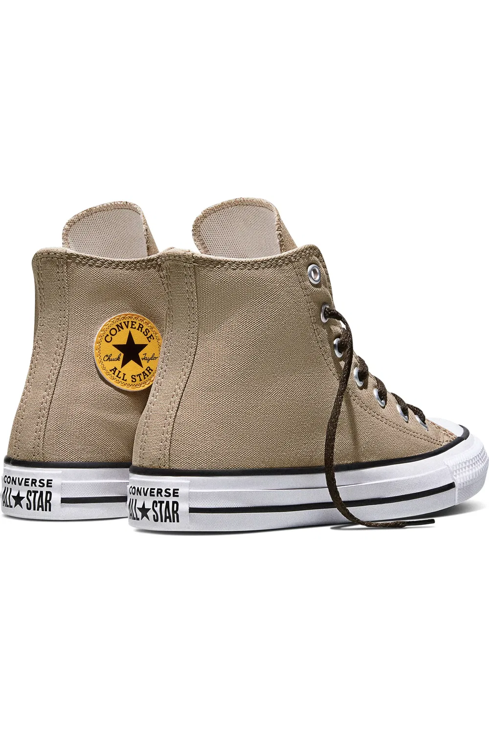 Детские кеды высокие на шнуровке Chuck Taylor All Star Converse, Vintage Cargo/Sunny Outlook — фото 2