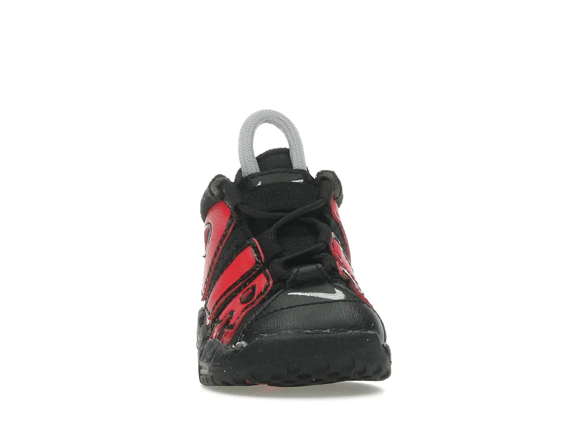 Детские кроссовки Lifestyle Nike Air More Uptempo Nike, Black/University Red-Midnight Navy-White — фото 2