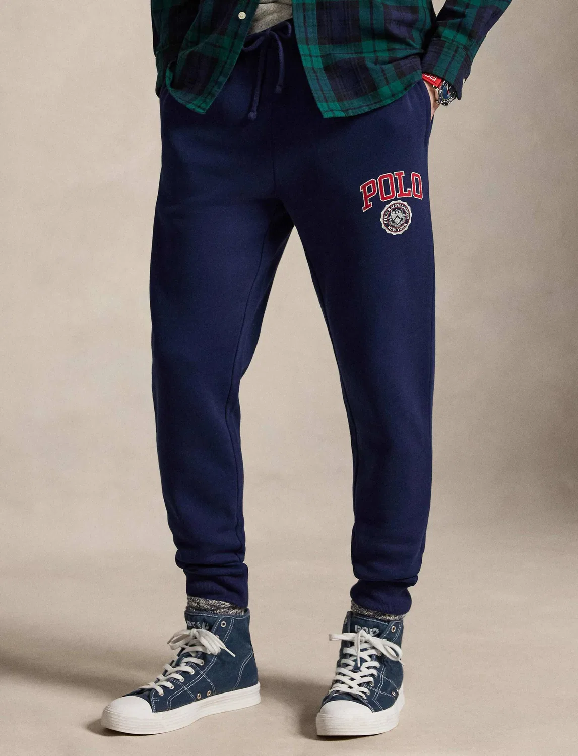 Штаны спортивные Seasonal Polo Ralph Lauren, темно-синий