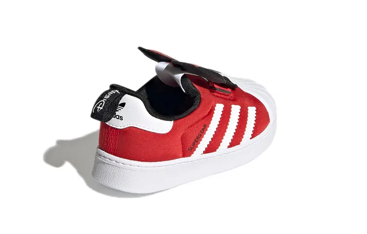 Детские кроссовки для малышей с принтом Disney Slip Resistant Adidas Originals, Black — фото 4
