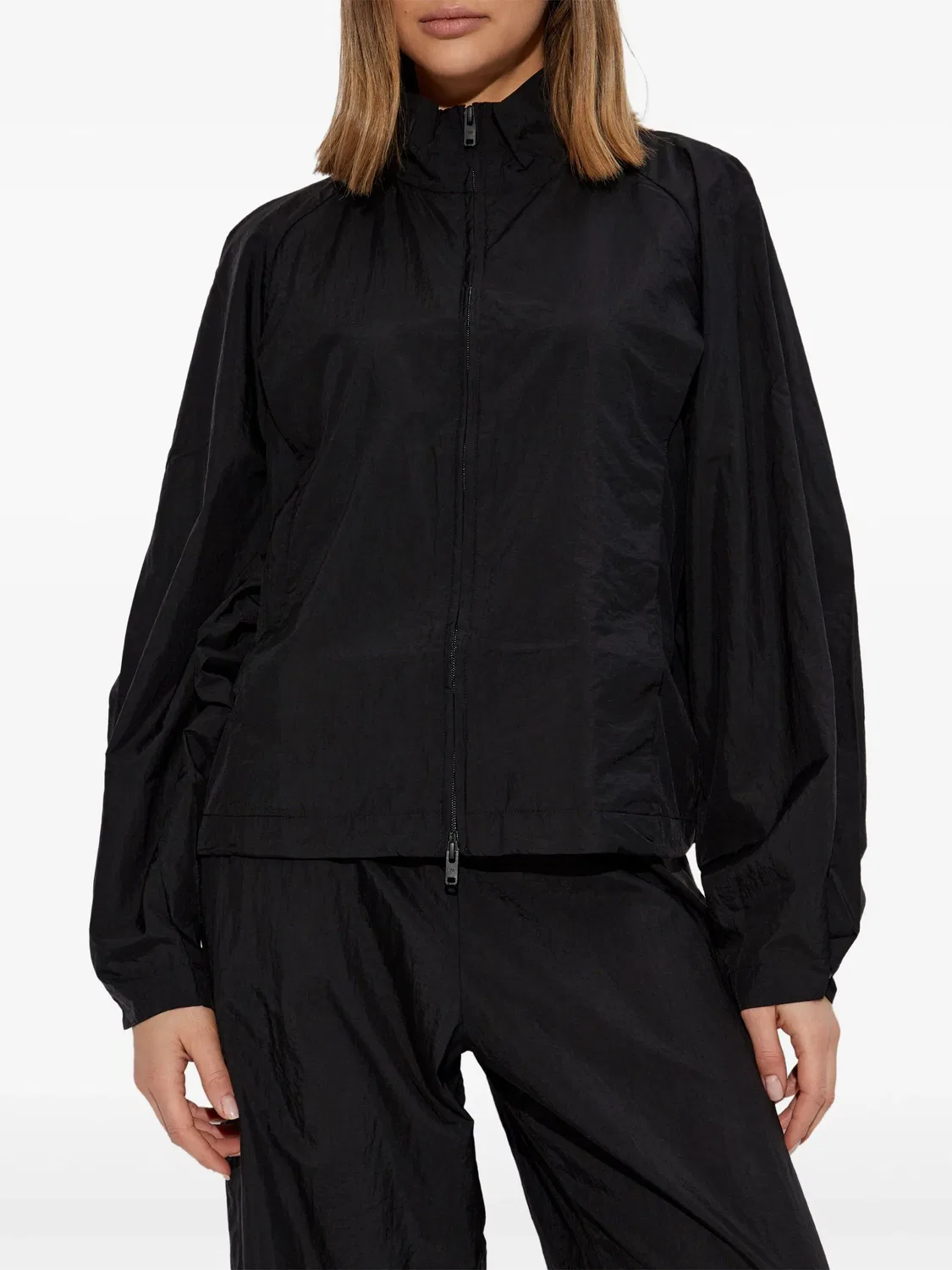Легкая куртка на молнии Adidas, черный — фото 4