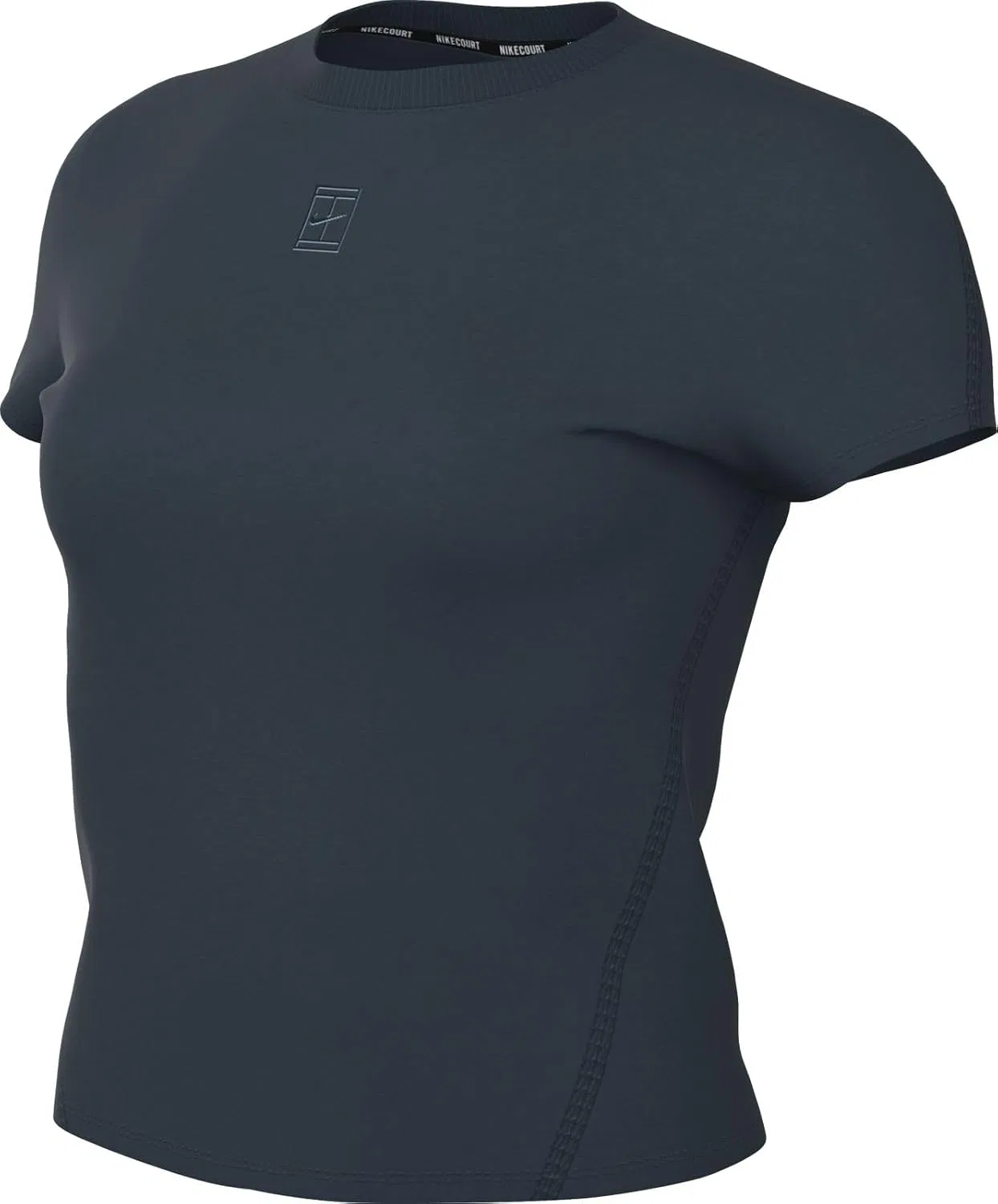 Женская теннисная футболка с технологией Dri-FIT Nikecourt Advantage Nike, Armory Navy