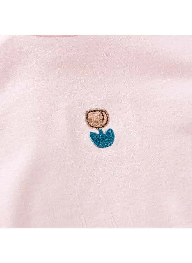 Футболка с кружевным воротником, модель Base Shirt, Tongtai — фото 4