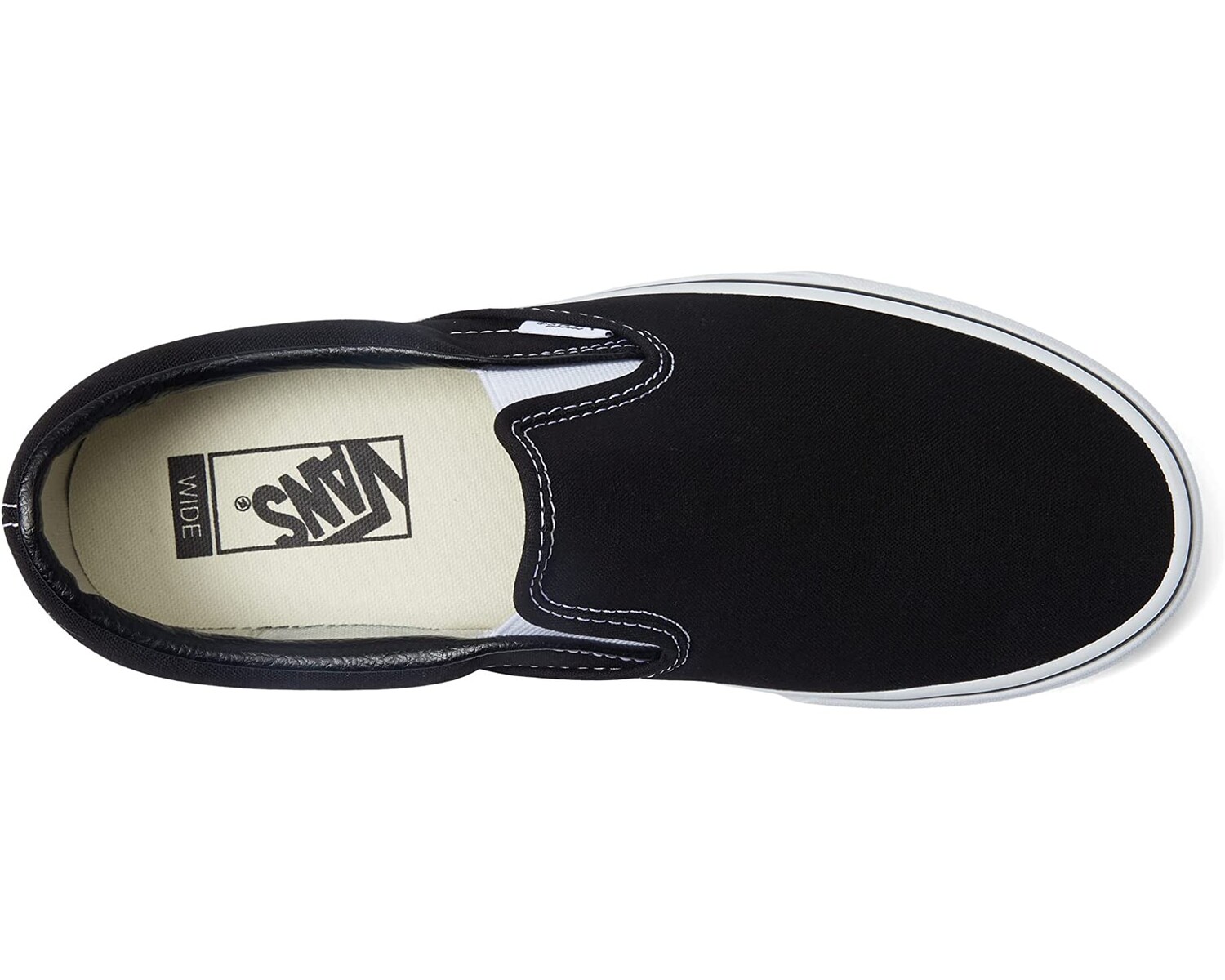 

Кроссовки Classic Slip-On Wide Vans, черный