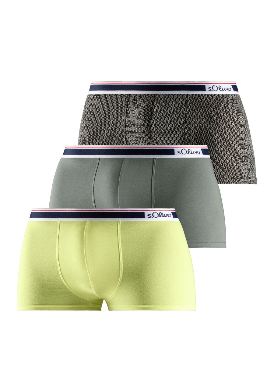 

Трусы s.Oliver Boxer shorts, цвет limone/basalt grey/black