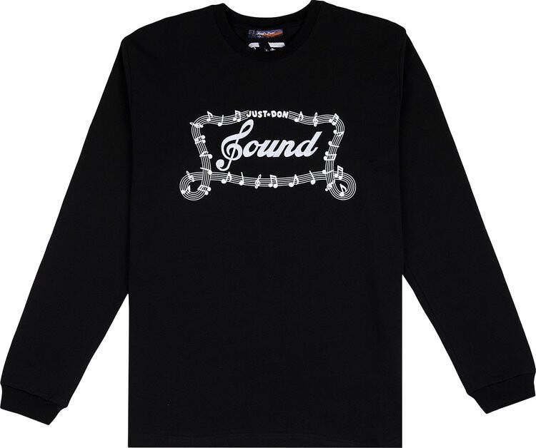 

Футболка Just Don Sound Long-Sleeve T-Shirt 'Black', черный