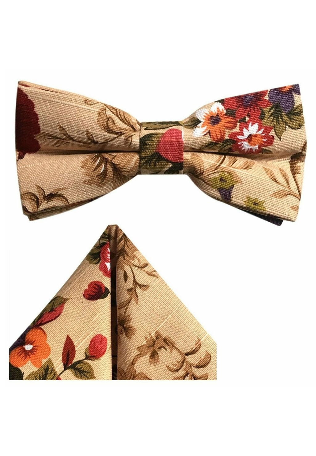 

Нагрудный платок 2-SET FLORA VINTAGE FLIEGE Gassani, цвет beige braun bordeaux-rot gruen violett blumen