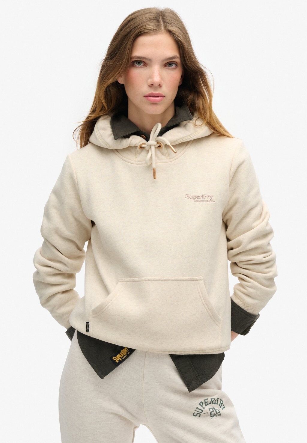 

Толстовка ESSENTIAL LOGO Superdry, бежевый