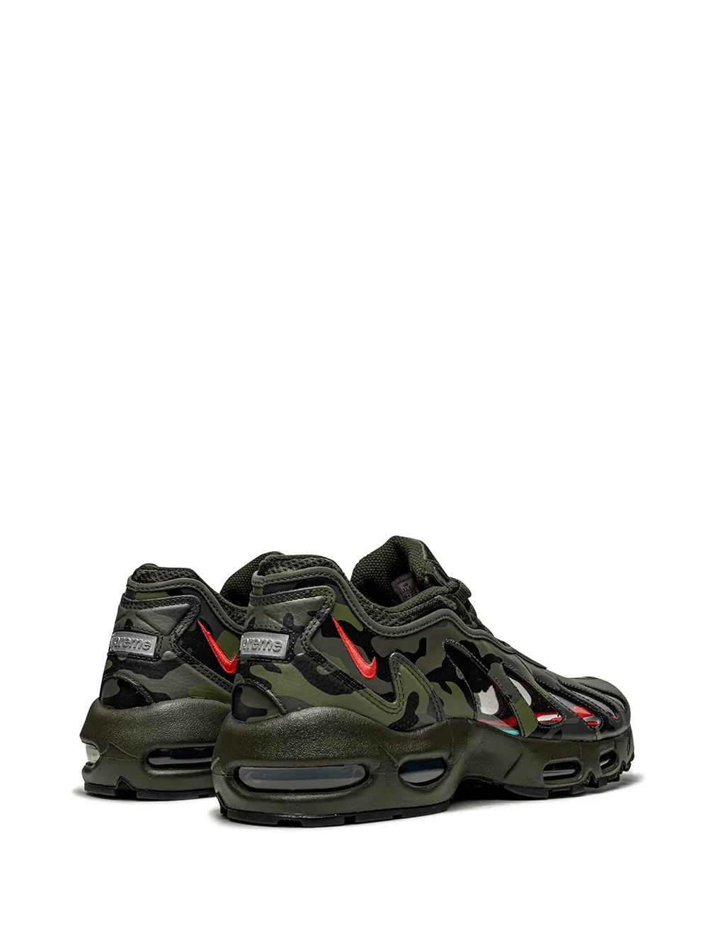 Кроссовки Air Max 96 из коллаборации с Supreme Nike, зеленый — фото 3