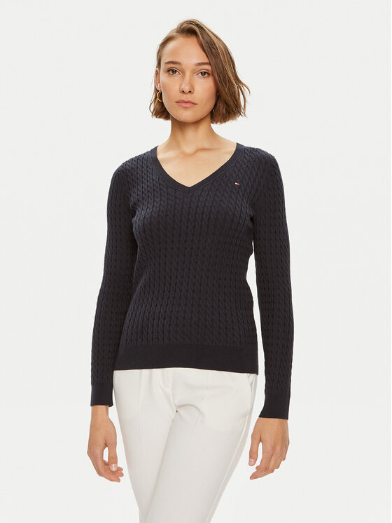 

Свитер regular fit WW0WW40999 Tommy Hilfiger, синий