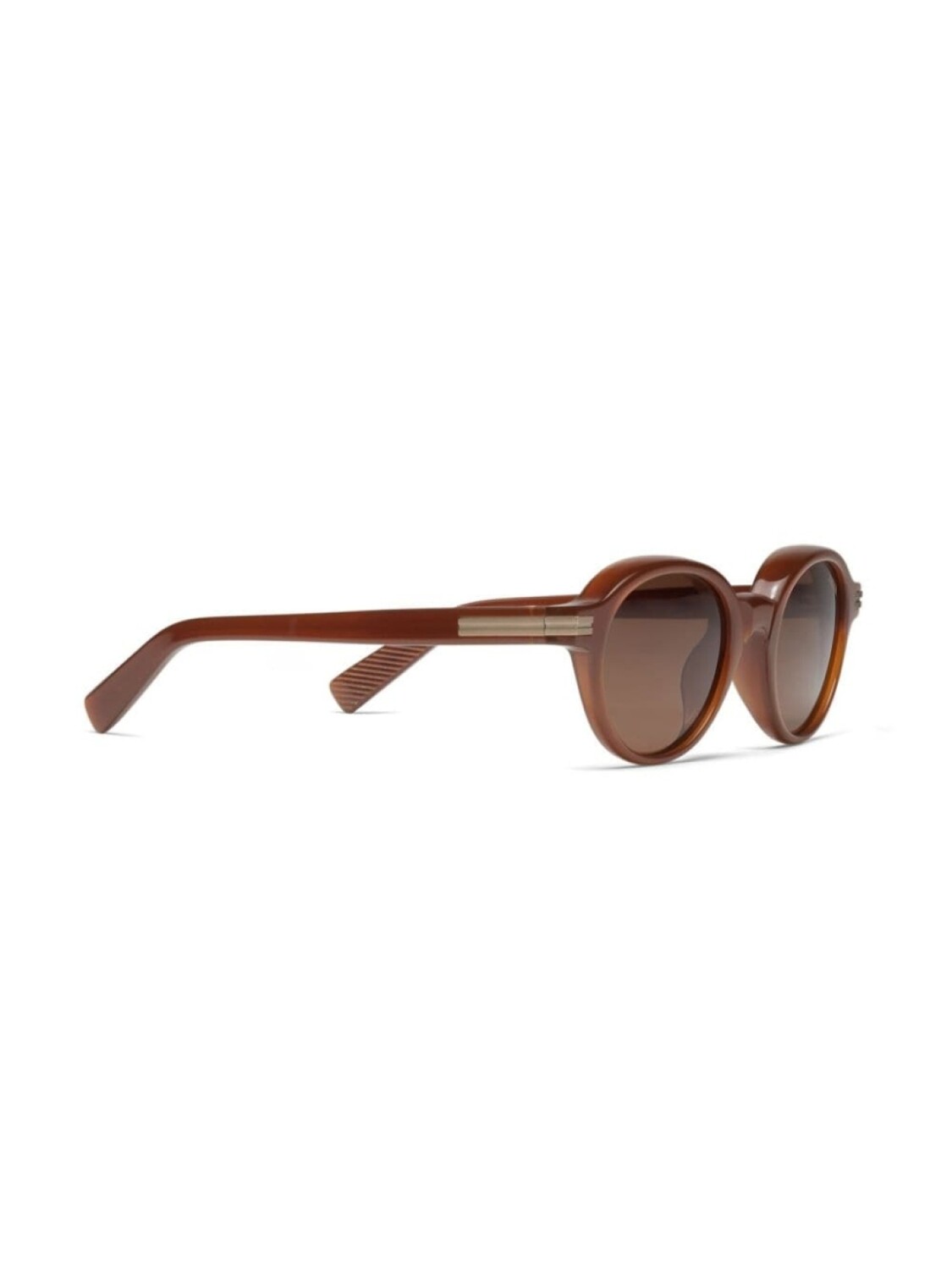 

Солнцезащитные очки Zegna Milky Foliage, коричневый