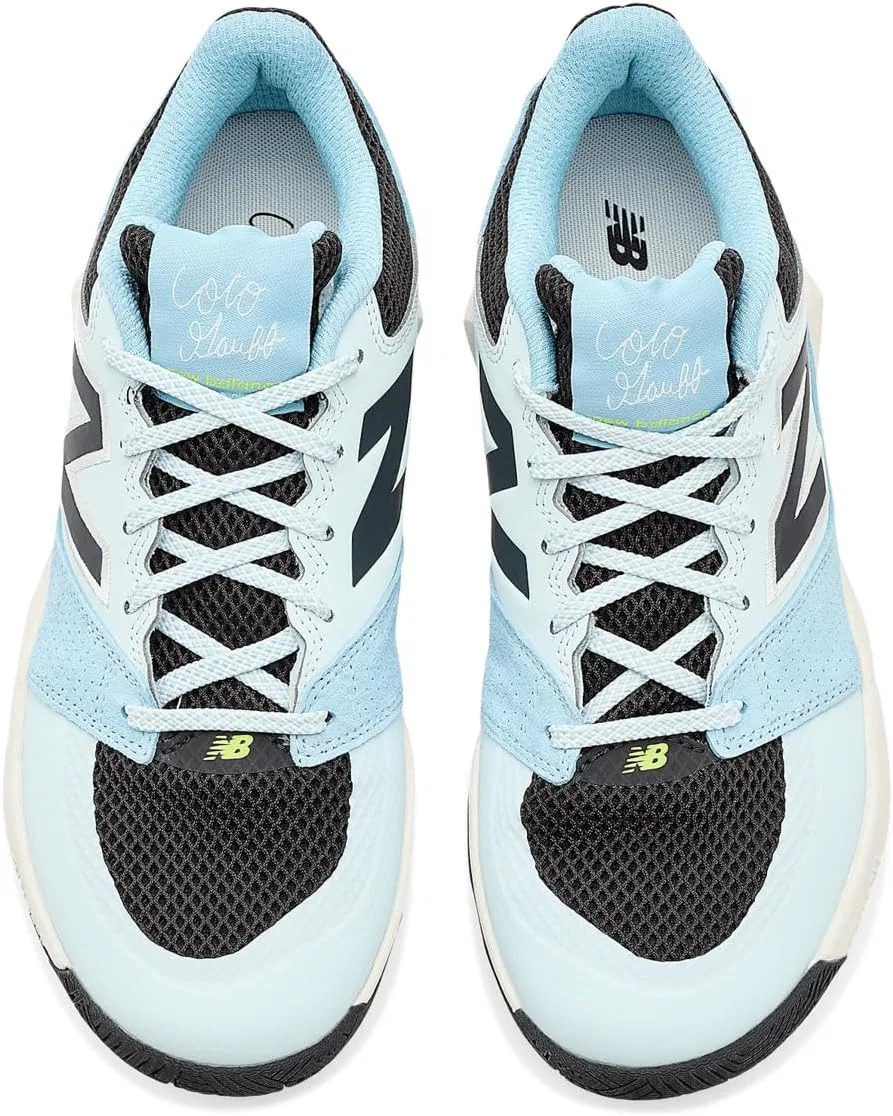 Кроссовки теннисные New Balance FuelCell Delray V2, Glint Blue/5614 Black — фото 2