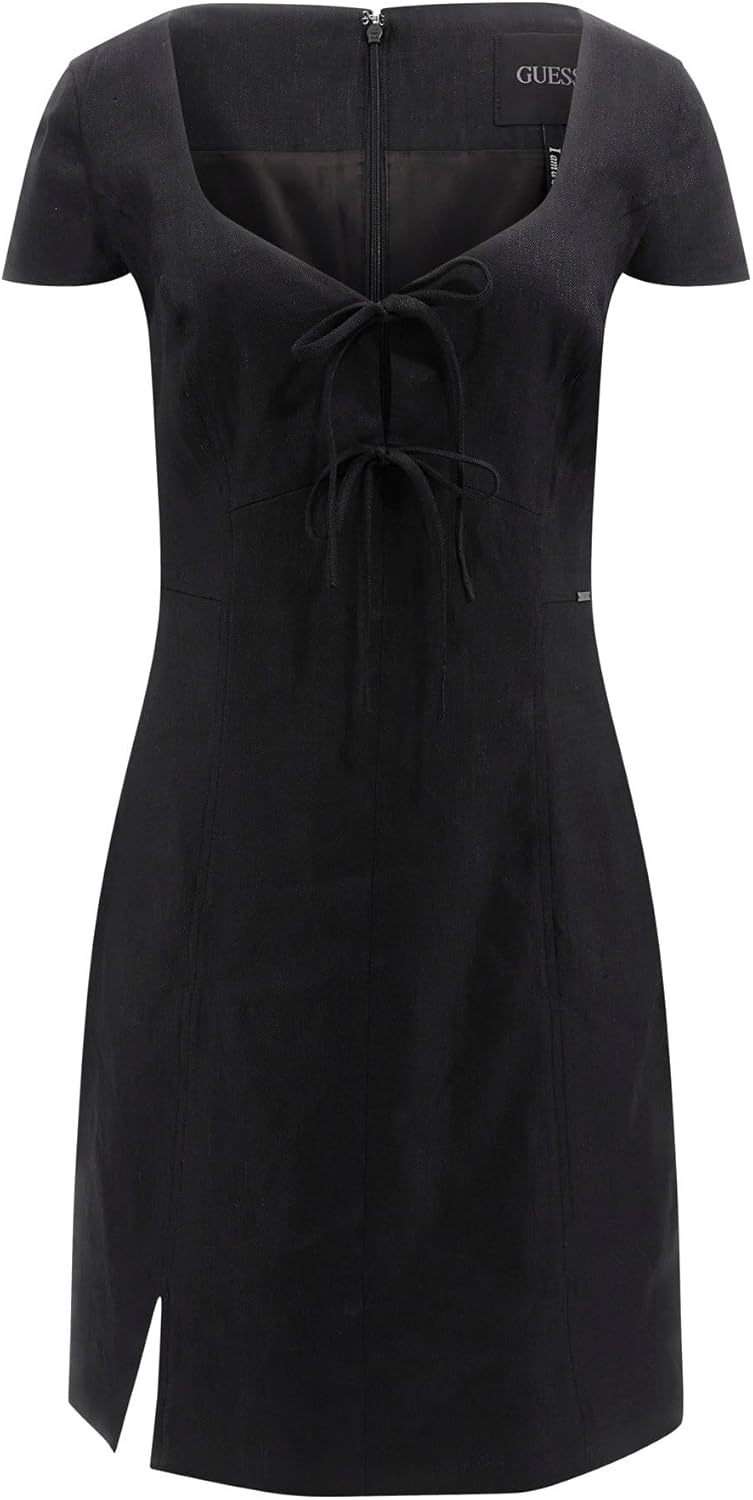 

GUESS Женское платье мини Eco Isabeau Bows, Jet Black