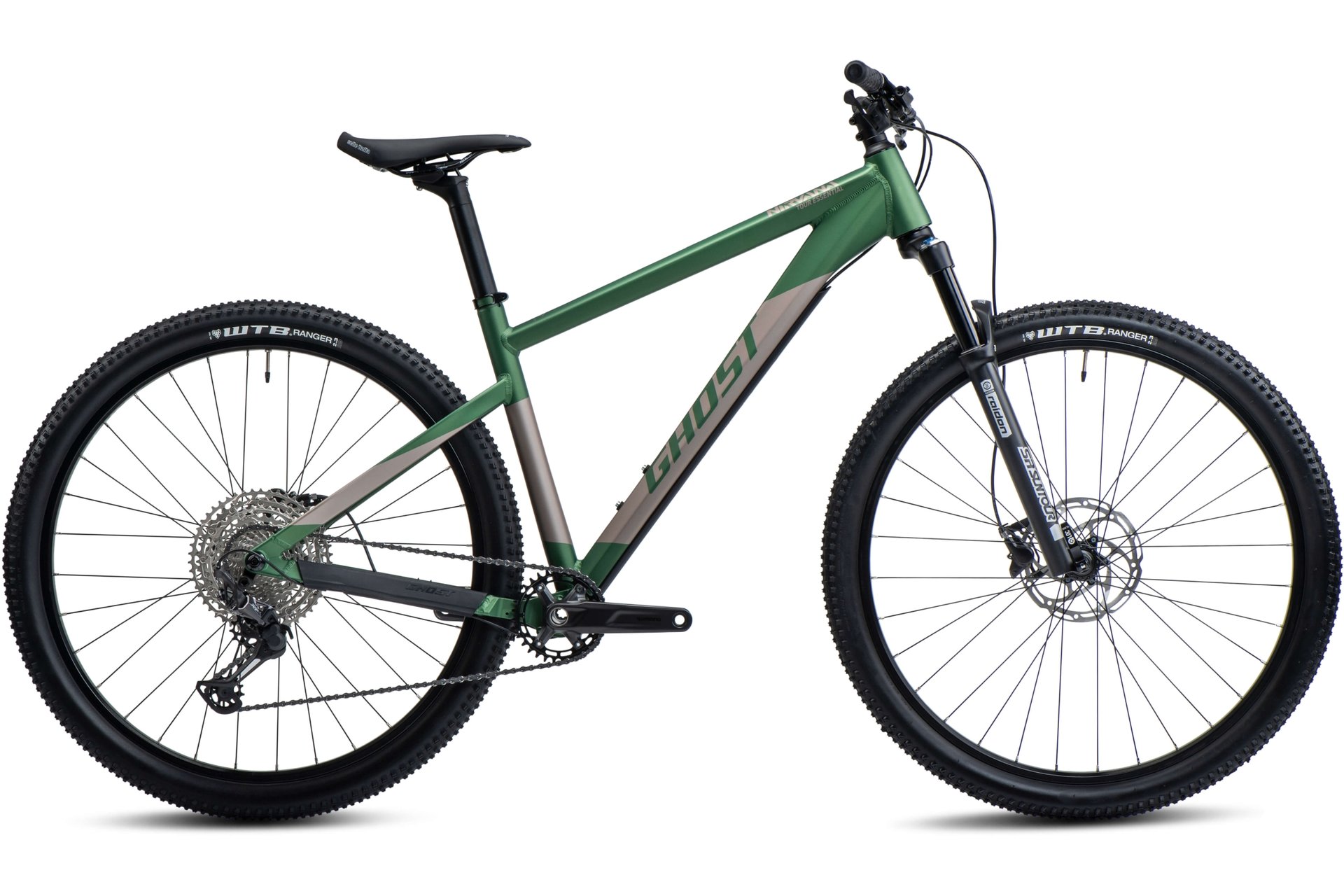 

Горный велосипед Ghost Nirvana tour essential - 29 дюймов - diamant, grün | metallic kaki/pearl warm grey - matt