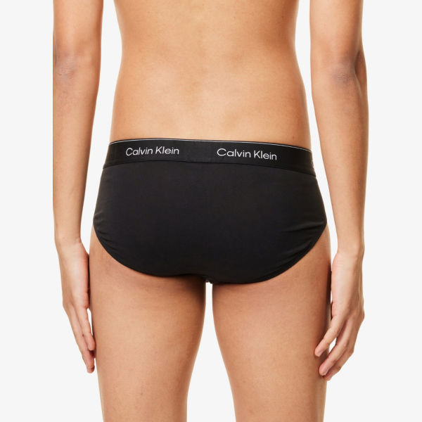 Трусы-бикини Calvin Klein Icon с логотипом, черный — фото 3