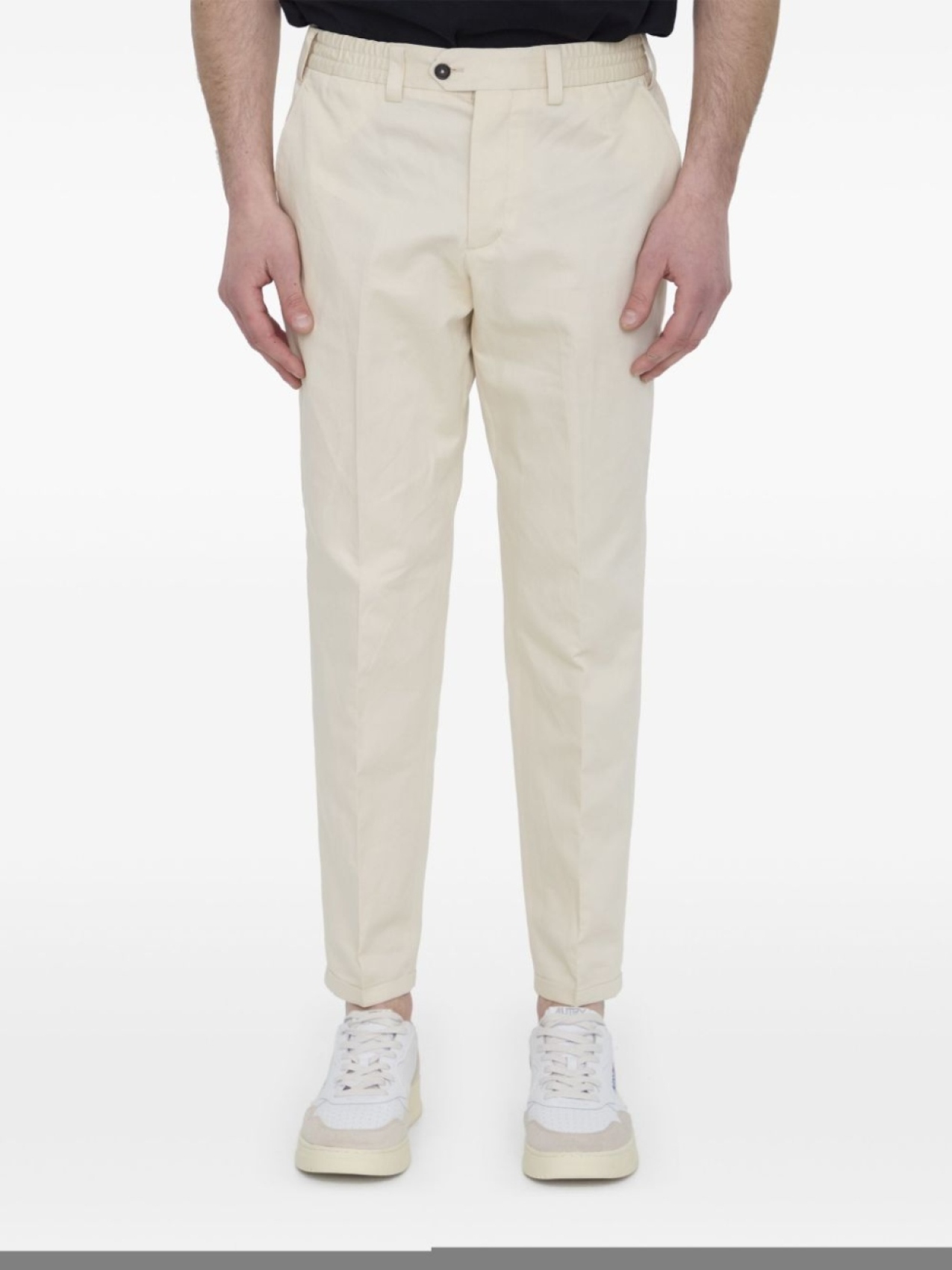 

Брюки чинос со складками PT Torino, нейтральный