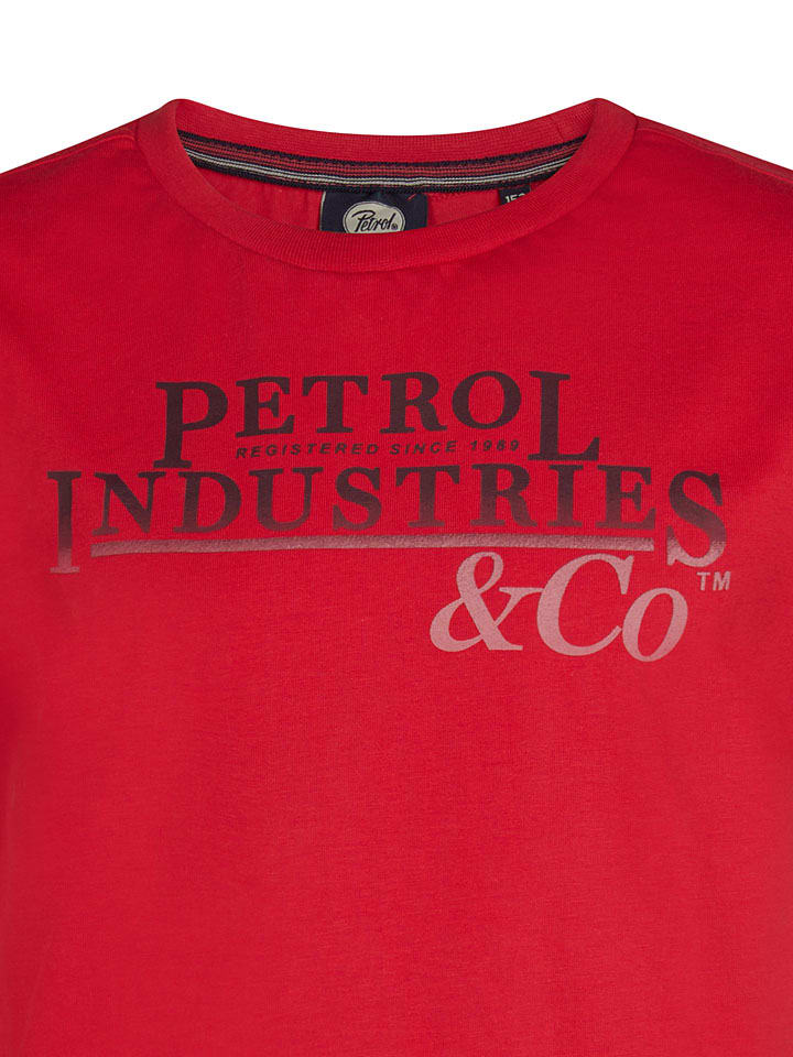 Petrol Industries Красная футболка — фото 3