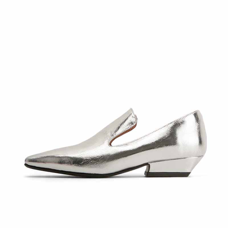 Лоферы женские SHOEMAKER QUEEN, Silver