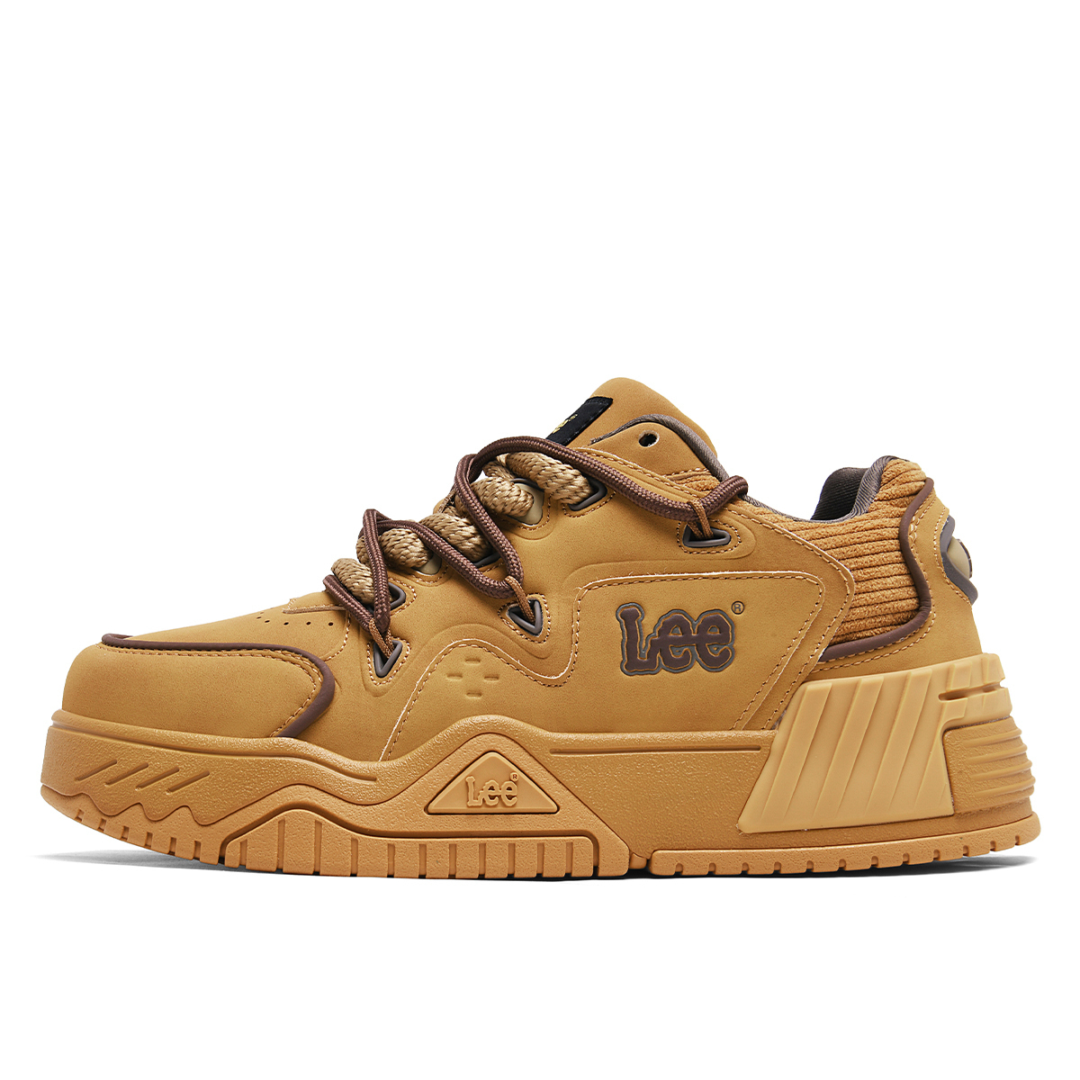 

Мужские скейтерские кроссовки Low top бежево-желтый/земляной желтый Lee, Earth желтый